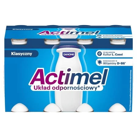 ACTIMEL Napój jogurtowy klasyczny (8 x 100 g) 800 g