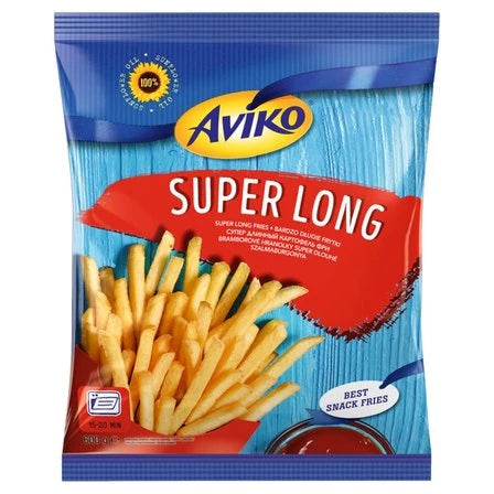 AVIKO Super Long Bardzo długie frytki do piekarnika 600 g
