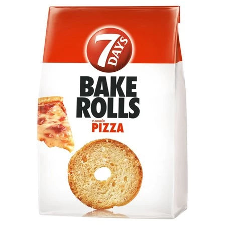 7 DAYS Bake Rolls Chrupki chlebowe o smaku pizzy 150 g