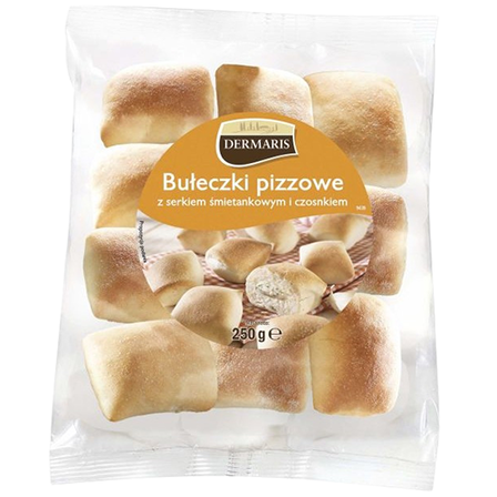 DERMARIS Bułeczki pizzowe z serkiem śmietankowym i czosnkiem 250 g