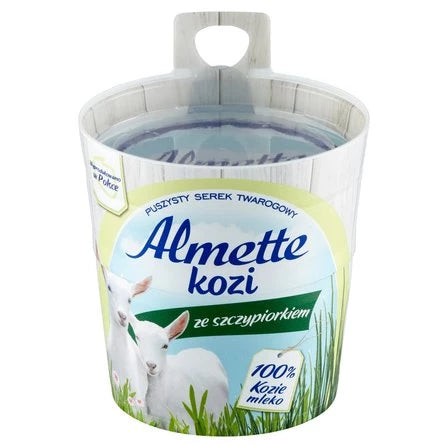 ALMETTE Kozi Puszysty serek twarogowy ze szczypiorkiem 135 g 135 g