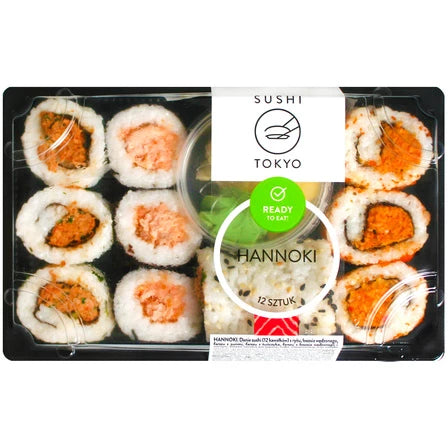 SUSHI TOKYO Zestaw sushi Hannoki (12 kawałków) 360 g