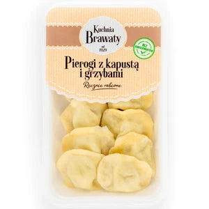 KUCHNIA BRAWATY Pierogi z kapustą i grzybami 330 g